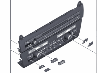 BMW 528i xDrive A/C Switch - 61319328426