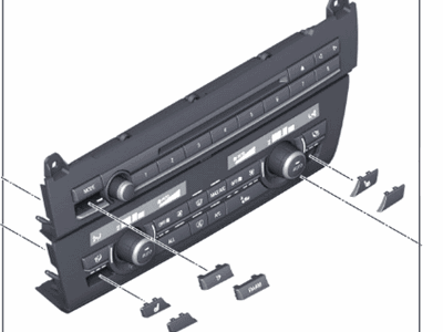 BMW 535i xDrive A/C Switch - 61319328425