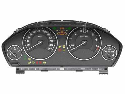 2013 BMW 335i xDrive Speedometer - 62106991703