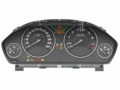 2015 BMW 320i Instrument Cluster - 62108803184