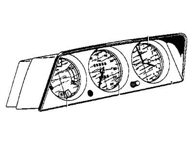 BMW 62111357670 Instrument Cluster