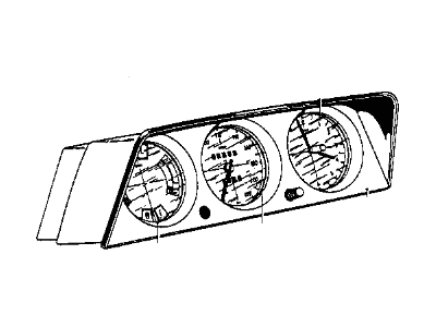 1968 BMW 2002 Instrument Cluster - 62121357672