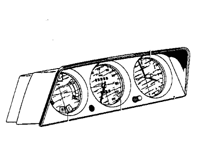 1974 BMW 2002tii Instrument Cluster - 62111361274