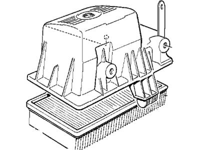 1991 BMW 525i Air Filter - 13721720861