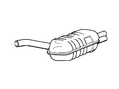 1995 BMW 850Ci Exhaust Pipe - 18101742689