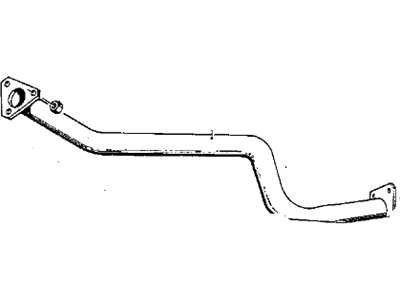 BMW 3.0Si Exhaust Pipe - 18111246372