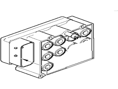 34516765285 BMW Control Unit Asc Repair Kit Illustration 1 of 1