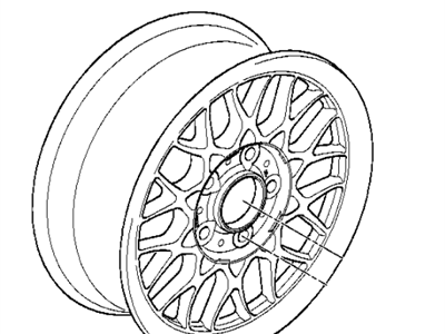 1997 BMW 540i Alloy Wheels - 36111093529