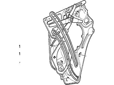 BMW 840Ci Window Regulator - 51338123234