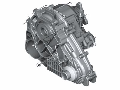 2019 BMW X6 M Transfer Case - 27107854164