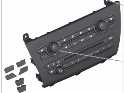 BMW 64119350271 Repair Kit, Radio And A/C Control Panel