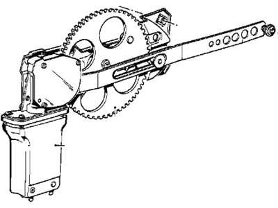 BMW 630CSi Window Motor - 51331363158