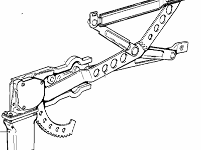 1988 BMW 635CSi Window Regulator - 51331921505