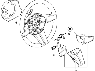 2006 BMW Z4 Steering Wheel - 32306784840