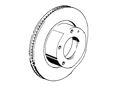 1993 BMW M5 Brake Disc - 34112226385