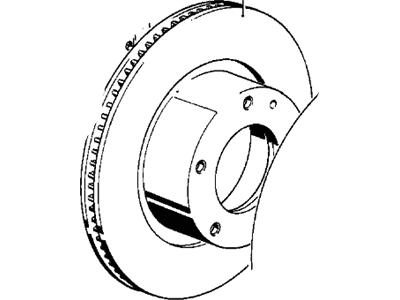 BMW 850Ci Brake Disc - 34116756087