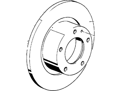 1996 BMW Z3 Brake Disc - 34116757750