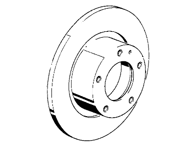 BMW 318ti Brake Disc - 34116757751