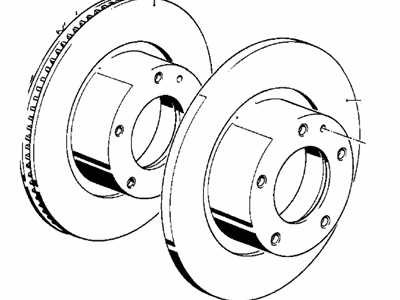 1991 BMW 525i Brake Disc - 34111160936