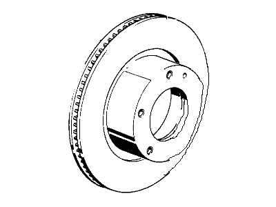 1991 BMW 525i Brake Disc - 34116756534