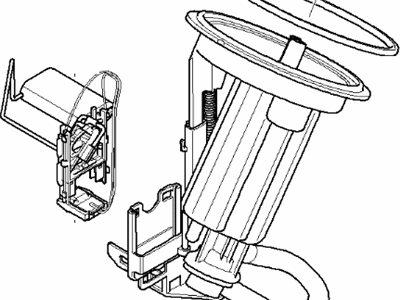 BMW 550i Fuel Filter - 16117373470