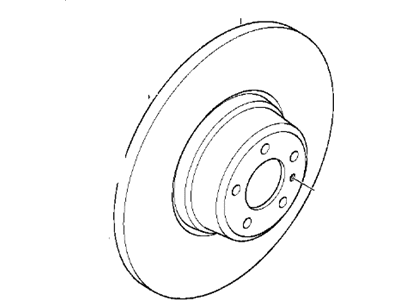 1998 BMW 528i Brake Disc - 34216767060