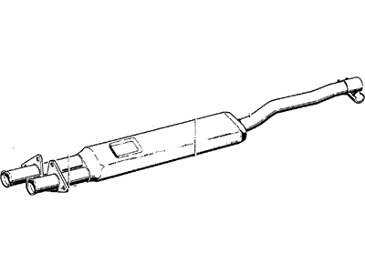 BMW 18121245342 Front Silencer