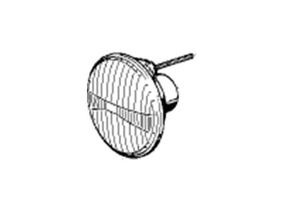 63121369842 BMW High Beam Insert Illustration 1 of 1