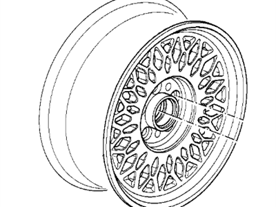 BMW 740iL Alloy Wheels - 36111182129