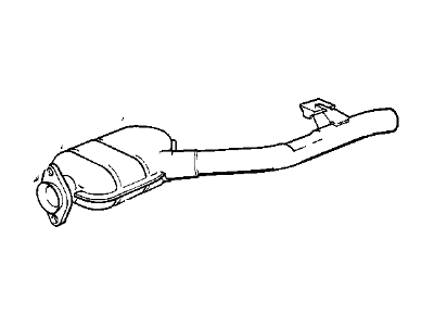 BMW 318i Exhaust Pipe - 18129068566