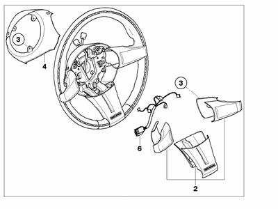 BMW 32307906784 Sports Steering Wheel Leather