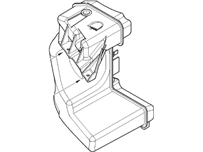2006 BMW M3 Washer Reservoir - 61677892702