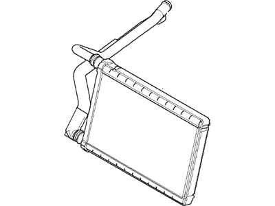 BMW 64119190595 Heating Element With Double Pipe