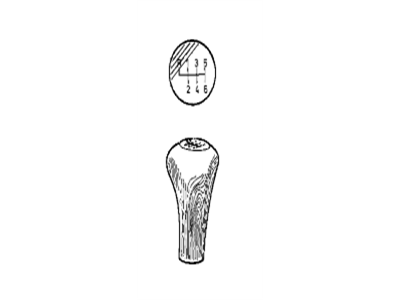 BMW 25112267888 Shifting Knob, Wood Nussbaum-Wurzel