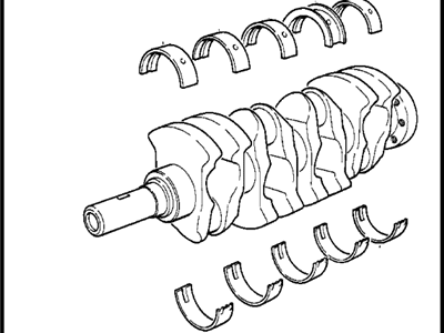 1992 BMW 318is Crankshaft - 11211721840