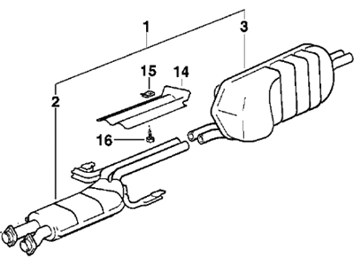 BMW M5 Exhaust Pipe - 18101310536