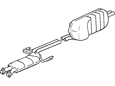 1988 BMW M6 Exhaust Pipe - 18101311895