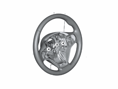 2016 BMW X5 Steering Wheel - 32306868767