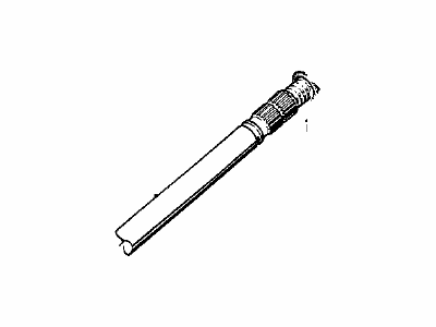 BMW 635CSi Intermediate Shaft - 32311158120