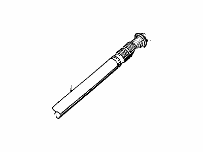 1989 BMW 325ix Intermediate Shaft - 32311155121