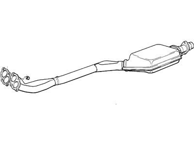 1993 BMW 318i Catalytic Converter - 18301737983