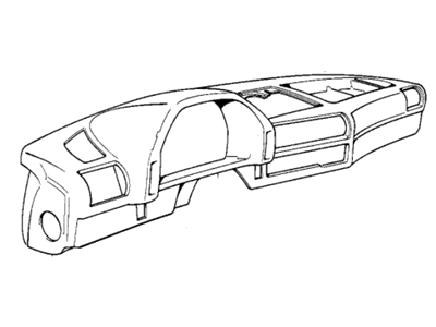 BMW 51458140692 Trim Panel Dashboard