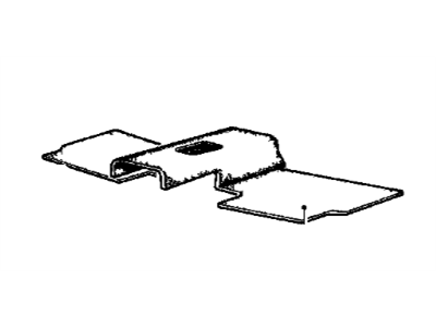 BMW 51481849727 Sound Insulation Floor Rear