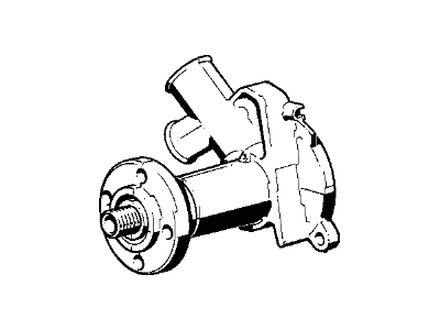 1987 BMW 325is Water Pump - 11511711492