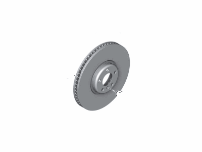 BMW 34116864060 Brake Disc, Ventilated