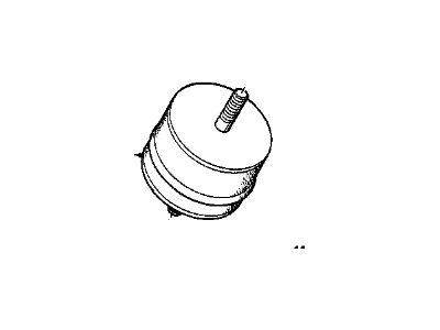 BMW 325is Motor And Transmission Mount - 11811132323