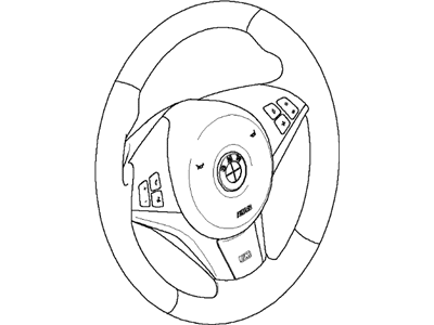 BMW 525xi Steering Wheel - 32340430470