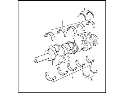 2003 BMW X5 Crankshaft - 11211745592