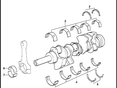 BMW 540i Crankshaft - 11211729087