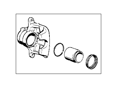 BMW 34111154377 Disc Brake Caliper